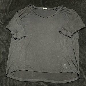 Black Boxy Tee, Large